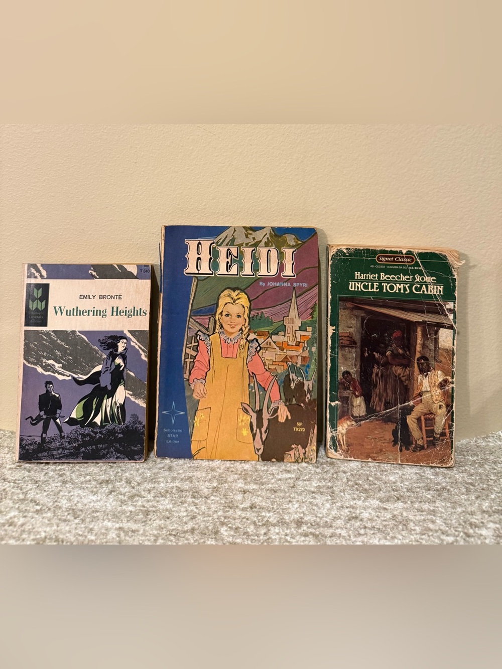 Vintage Classic Literature Paperback Book Lot of 3 Scholastic Signet 1960s